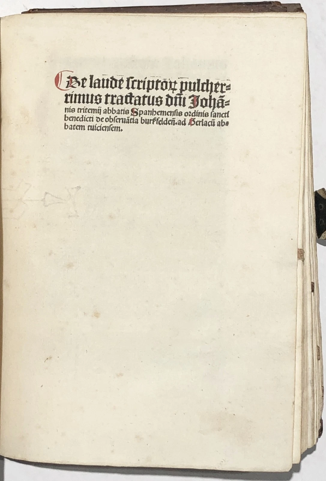Trithemius De Laude Scriptorum (1494) - Image 8