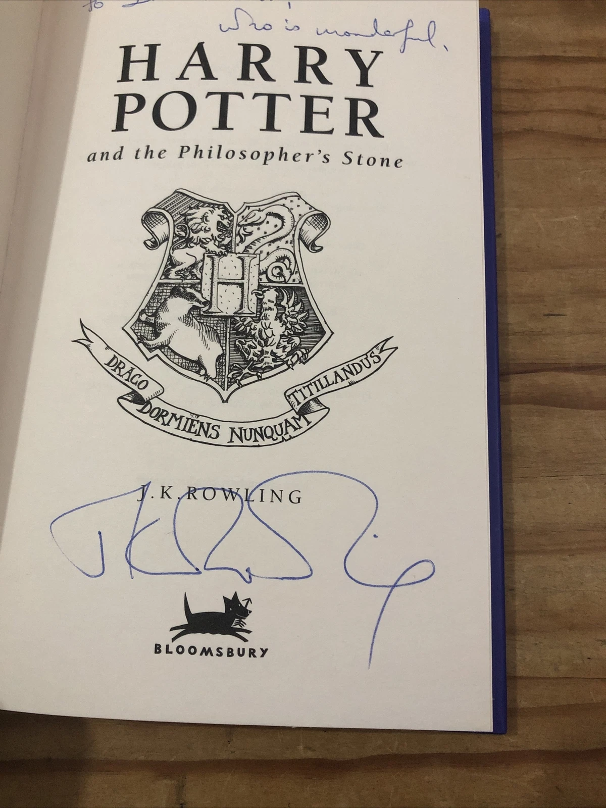 Harry Potter Philosopher's Stone Signed First Edition Set - Image 10