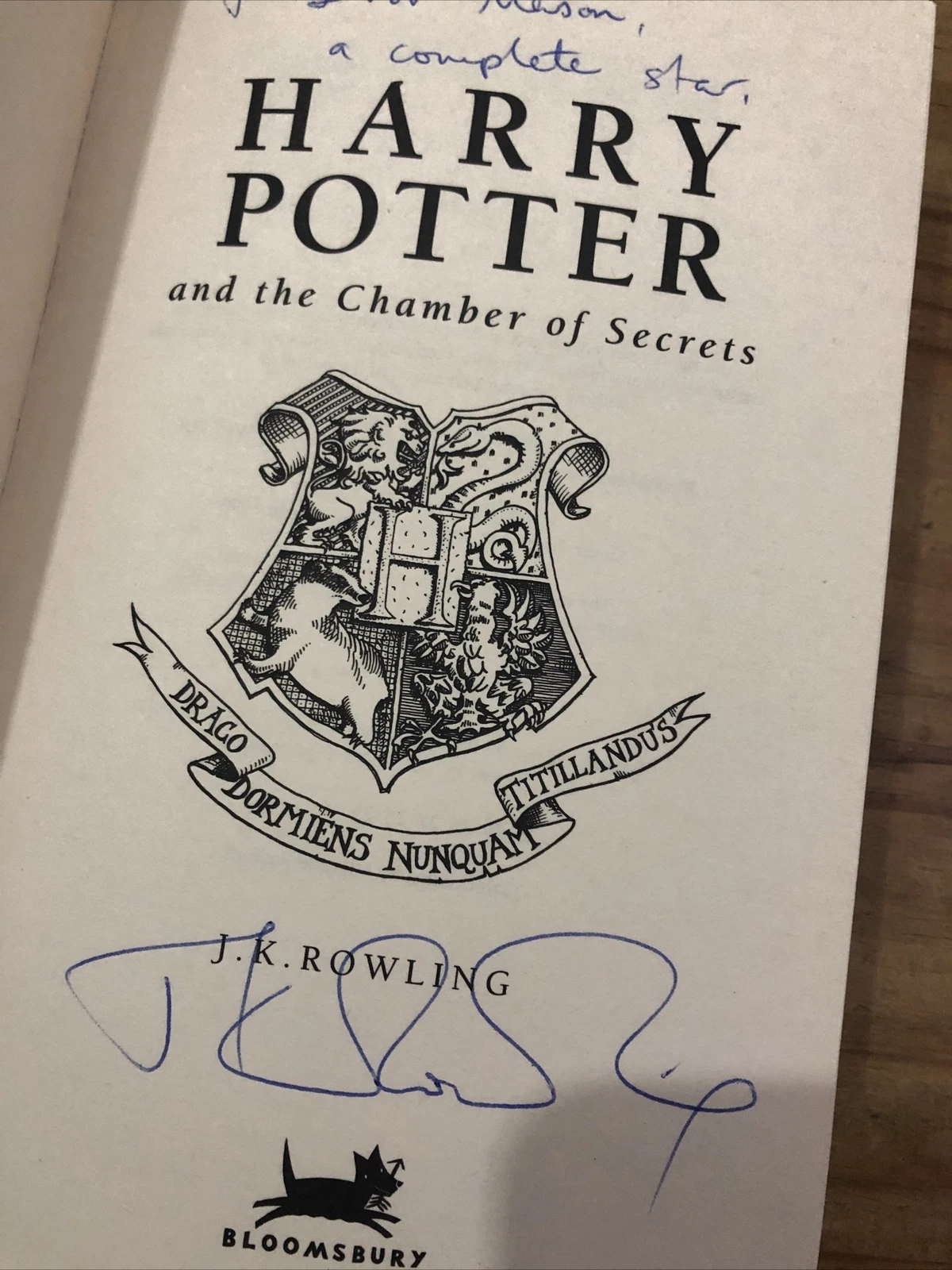 Harry Potter Philosopher's Stone Signed First Edition Set - Image 9