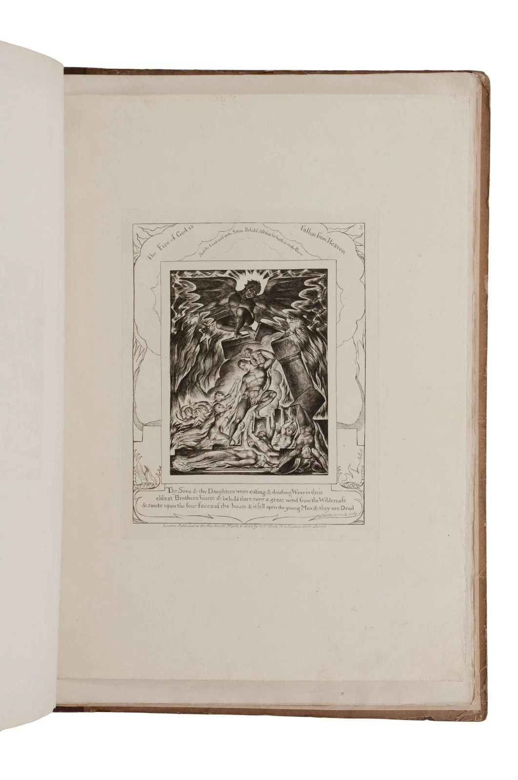 William Blake Book of Job (1826) - Image 5